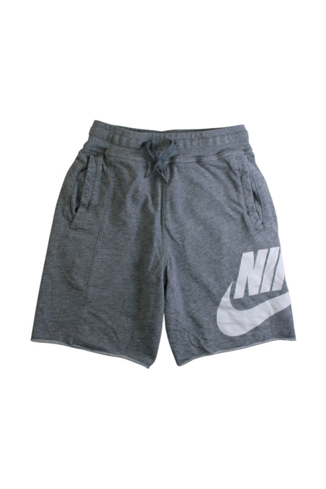 A Grey Shorts from Nike in size 10Y for boy. (Front View)