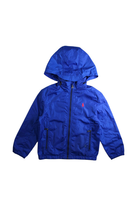 A Blue Rain Jackets from Polo Ralph Lauren in size 5T for boy. (Front View)