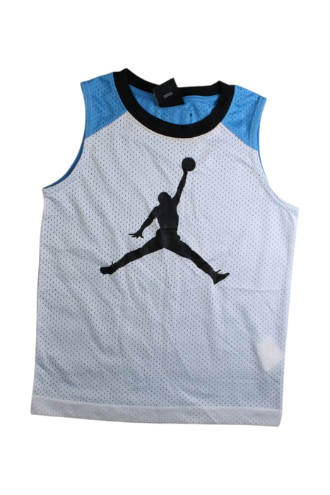 A Black Active Tops from Air Jordan in size 6T for boy. (Front View)