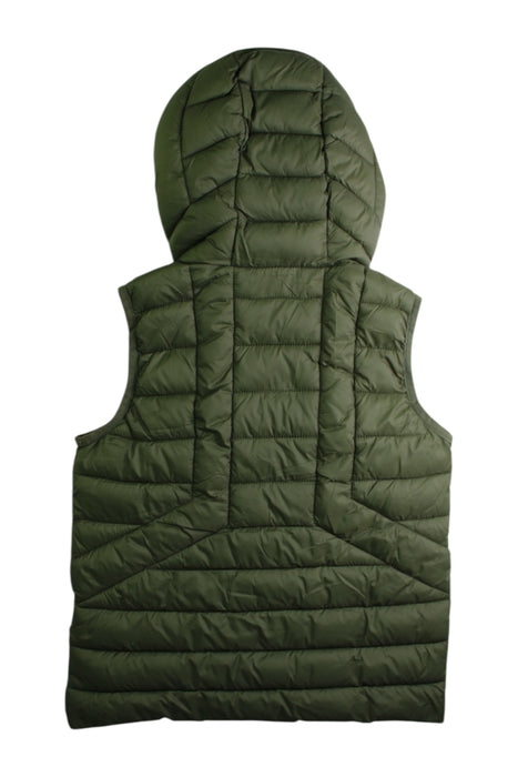 A Green Outerwear Vests from Diesel in size 6T for boy. (Back View)