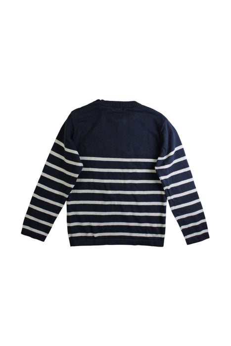 A Navy Knit Sweaters from Vertbaudet in size 4T for boy. (Back View)