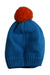 A Blue Winter Hats from Hot Biscuits Mikihouse in size 11Y for boy. (Back View)