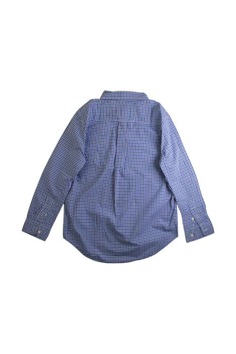 A Blue Long Sleeve Shirts from Ralph Lauren in size 7Y for boy. (Back View)