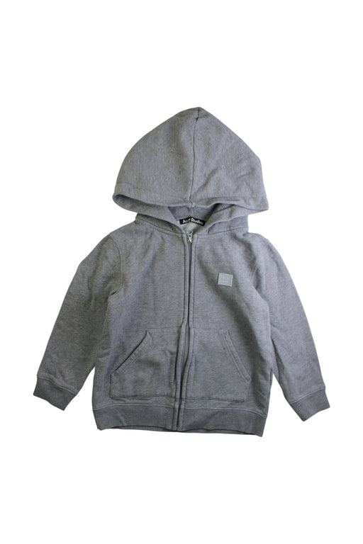 A Grey Hooded Sweatshirts from Acne Studios in size 6T for boy. (Front View)