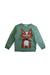 A Green Crewneck Sweatshirts from Stella McCartney in size 6T for boy. (Front View)