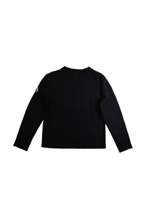 A Black Long Sleeve T Shirts from Moncler in size 6T for boy. (Back View)