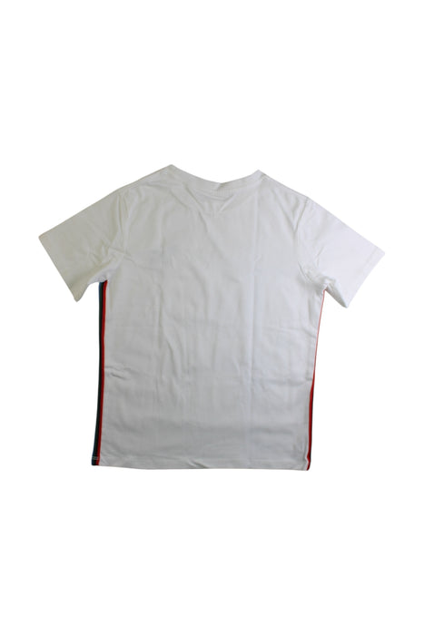 A White Short Sleeve T Shirts from Paul Smith in size 5T for boy. (Back View)