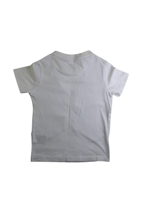 A White Short Sleeve T Shirts from Chickeeduck in size 2T for boy. (Back View)