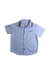 A Blue Short Sleeve Shirts from Chickeeduck in size 2T for boy. (Front View)