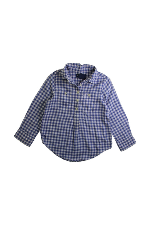 A Blue Long Sleeve Polos from Ralph Lauren in size 3T for boy. (Front View)