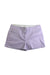A Purple Shorts from Crewcuts in size 12Y for girl. (Front View)