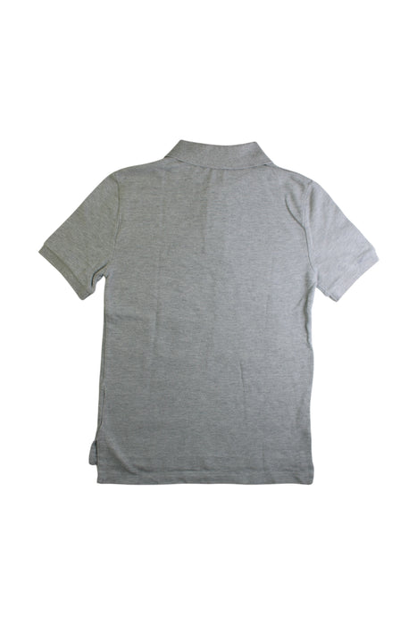 A Grey Long Sleeve Polos from Polo Ralph Lauren in size 8Y for boy. (Back View)