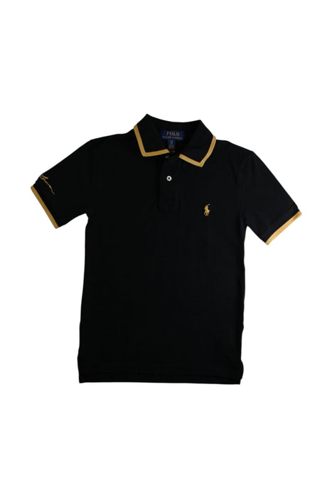 A Black Short Sleeve Shirts from Polo Ralph Lauren in size 8Y for boy. (Front View)
