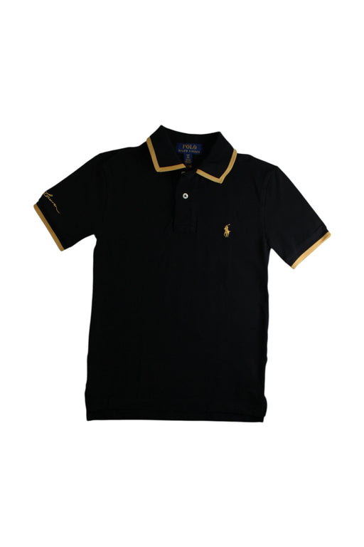 A Black Short Sleeve Shirts from Polo Ralph Lauren in size 8Y for boy. (Front View)