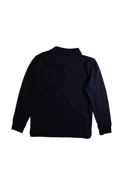 A Black Buttoned Sweatshirts from Tommy Hilfiger in size 10Y for boy. (Back View)