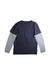 A Navy Long Sleeve T Shirts from Armani in size 10Y for boy. (Back View)