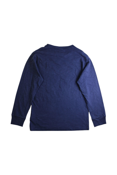 A Navy Long Sleeve T Shirts from Polo Ralph Lauren in size 8Y for boy. (Back View)
