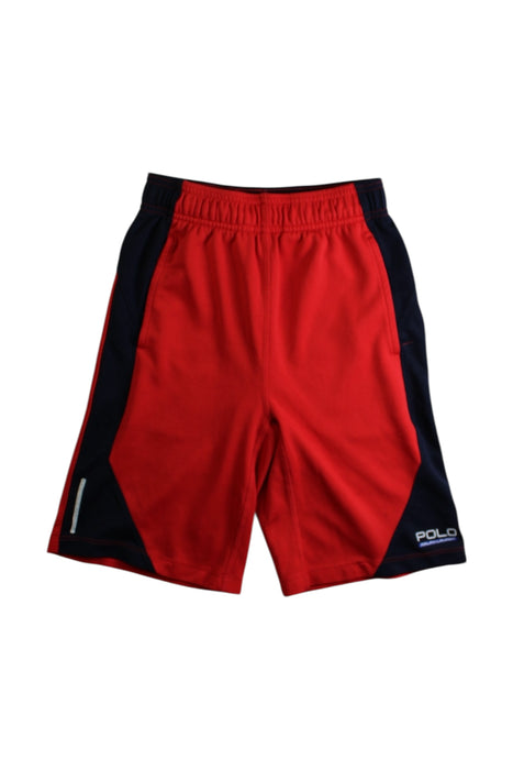 A Red Active Shorts from Polo Ralph Lauren in size 8Y for boy. (Front View)