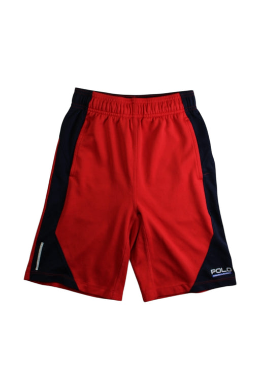 A Red Active Shorts from Polo Ralph Lauren in size 8Y for boy. (Front View)