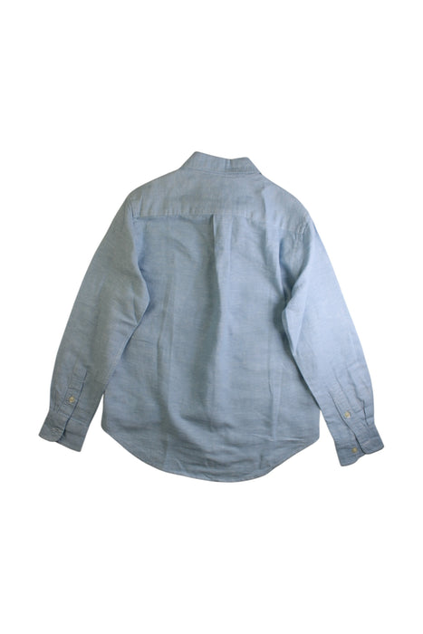 A Blue Long Sleeve Shirts from Ralph Lauren in size 8Y for boy. (Back View)