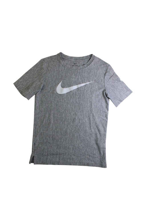 A Grey Active Tops from Nike in size 10Y for neutral. (Front View)