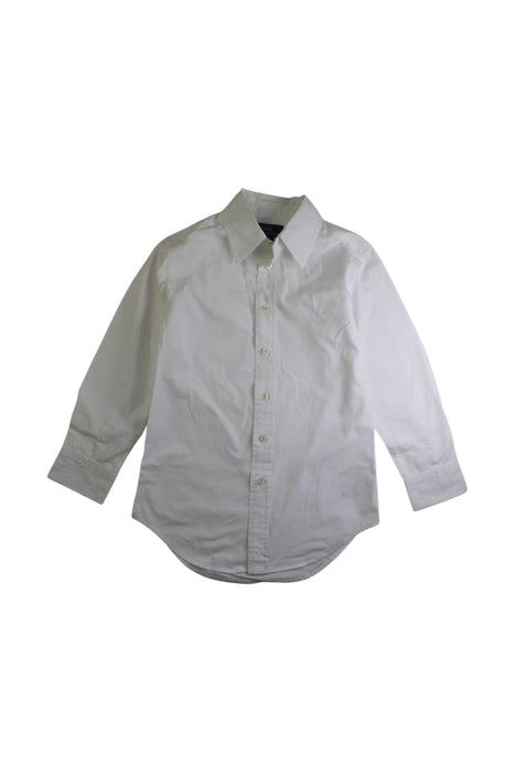A White Long Sleeve Shirts from Polo Ralph Lauren in size 8Y for boy. (Front View)
