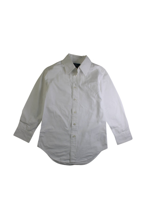 A White Long Sleeve Shirts from Polo Ralph Lauren in size 8Y for boy. (Front View)
