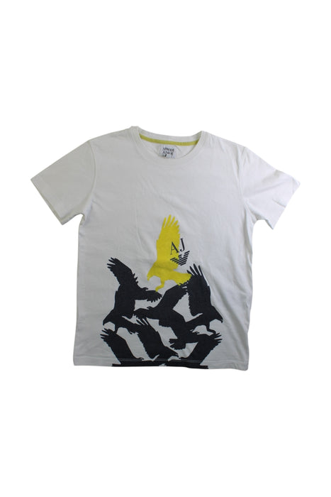 A  Short Sleeve T Shirts from Armani in size 10Y for boy. (Front View)
