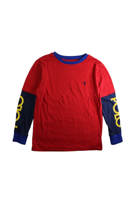 A Multicolour Long Sleeve T Shirts from Polo Ralph Lauren in size 8Y for boy. (Front View)