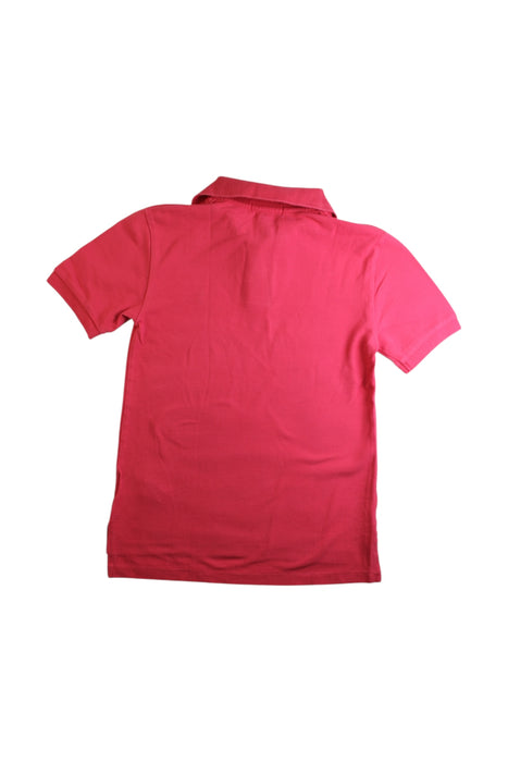 A Pink Short Sleeve Polos from Polo Ralph Lauren in size 8Y for boy. (Back View)