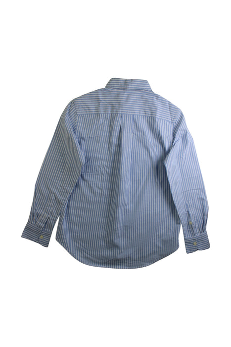 A Blue Long Sleeve Shirts from Polo Ralph Lauren in size 8Y for boy. (Back View)
