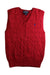 A Red Sweater Vests from Polo Ralph Lauren in size 8Y for boy. (Front View)