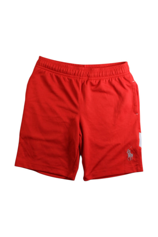 A Red Shorts from Polo Ralph Lauren in size 5T for boy. (Front View)
