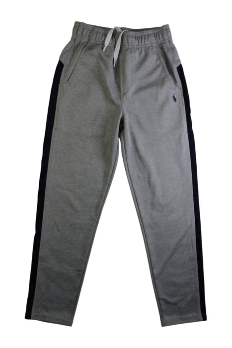 A Grey Sweatpants from Polo Ralph Lauren in size 8Y for boy. (Front View)