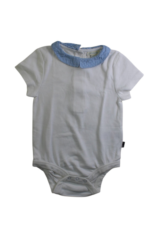 A White Sleeveless Bodysuits from Jojo Maman Bébé in size 18-24M for boy. (Front View)