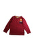 A Red Long Sleeve Tops from Jojo Maman Bébé in size 4T for boy. (Front View)