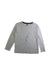 A White Long Sleeve T Shirts from Petit Bateau in size 8Y for boy. (Front View)