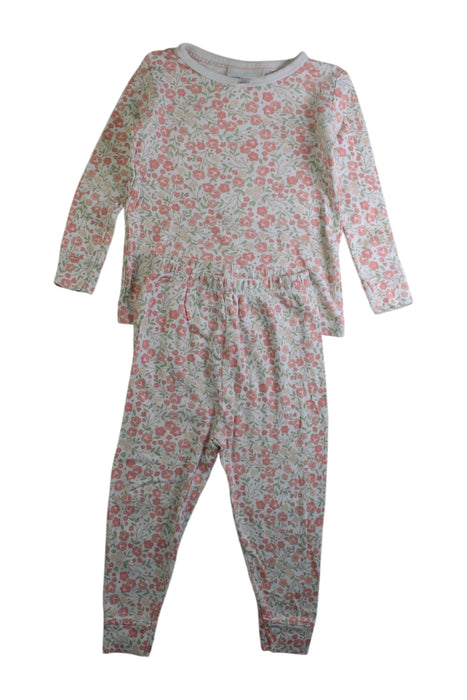 A Pink Pyjama Sets from The Little White Company in size 18-24M for girl. (Front View)