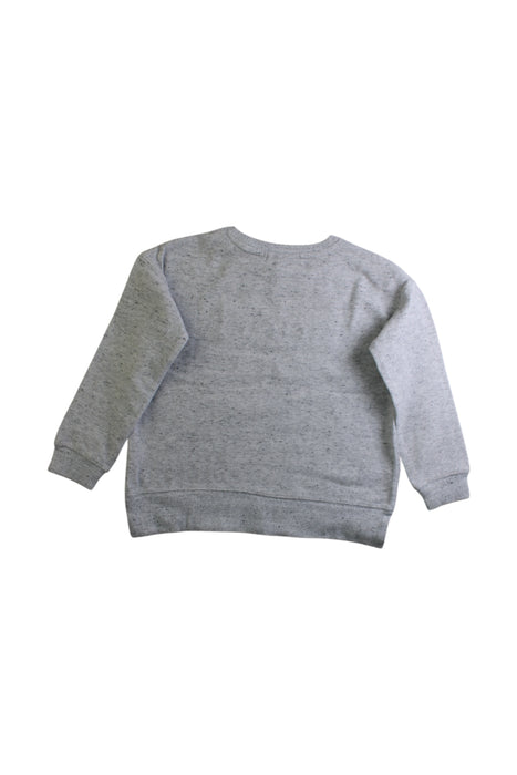 A Grey Crewneck Sweatshirts from Seed in size 5T for boy. (Back View)