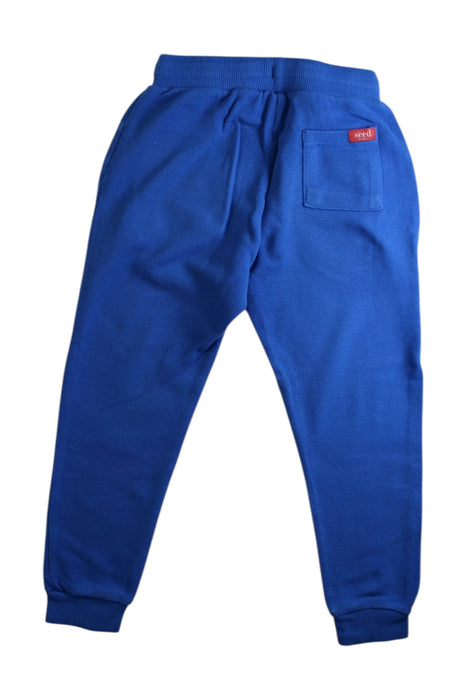A Blue Sweatpants from Seed in size 5T for boy. (Back View)
