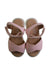 A Pink Sandals from Seed in size 18-24M for girl. (Back View)