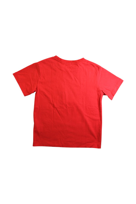 A Red Short Sleeve T Shirts from BAPE KIDS in size 7Y for neutral. (Back View)
