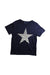 A Navy Short Sleeve T Shirts from BEAMS in size 7Y for boy. (Front View)