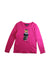 A Pink Long Sleeve T Shirts from Polo Ralph Lauren in size 6T for girl. (Front View)