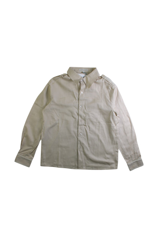 A Beige Long Sleeve Shirts from Nicholas & Bears in size 8Y for boy. (Front View)
