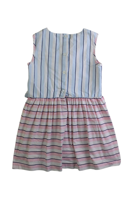 A Multicolour Sleeveless Dresses from Tommy Hilfiger in size 4T for girl. (Back View)
