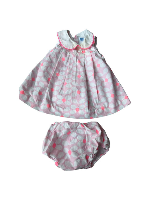 A Pink Dress Sets from Jacadi in size 0-3M for girl. (Front View)