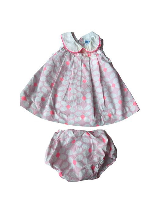 A Pink Dress Sets from Jacadi in size 0-3M for girl. (Front View)