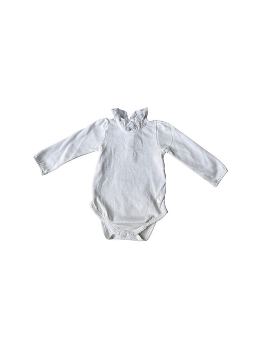 A White Long Sleeve Bodysuits from Dior in size 3-6M for girl. (Front View)