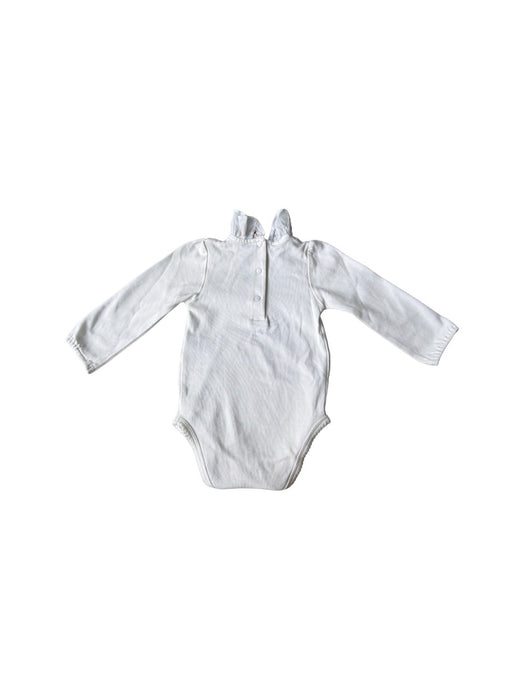 A White Long Sleeve Bodysuits from Dior in size 3-6M for girl. (Back View)
